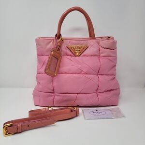 PRADA Quilted Puffy Nylon 2-WayBag